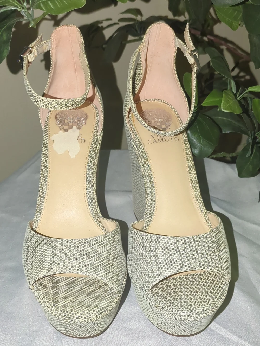 Vince Camuto Platform Ankle-Strap Sandals- Never Worn